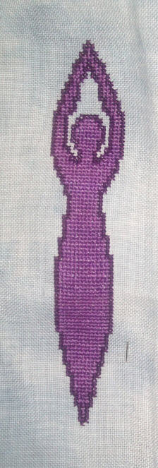 GoddessBookmarkCrossStitchedbyCynthia GoddessBookmarkCrossStitchedbyCynthia