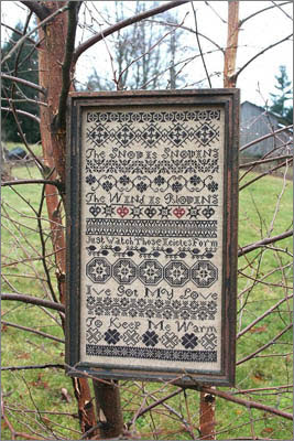 Got My Love Cross Stitch Sampler