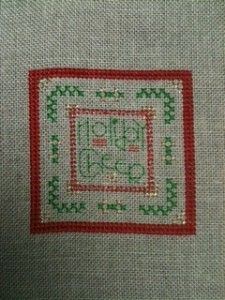 LaurelHolidayCheerOrnament Laurels Holiday Cheer Cross Stitch Ornament