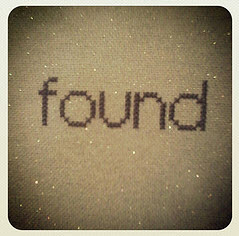 found-stitched-word