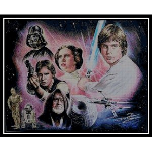May the Force Be With You - Star Wars Cross Stitch Pattern by Cody Country Crossstitch and Crafts