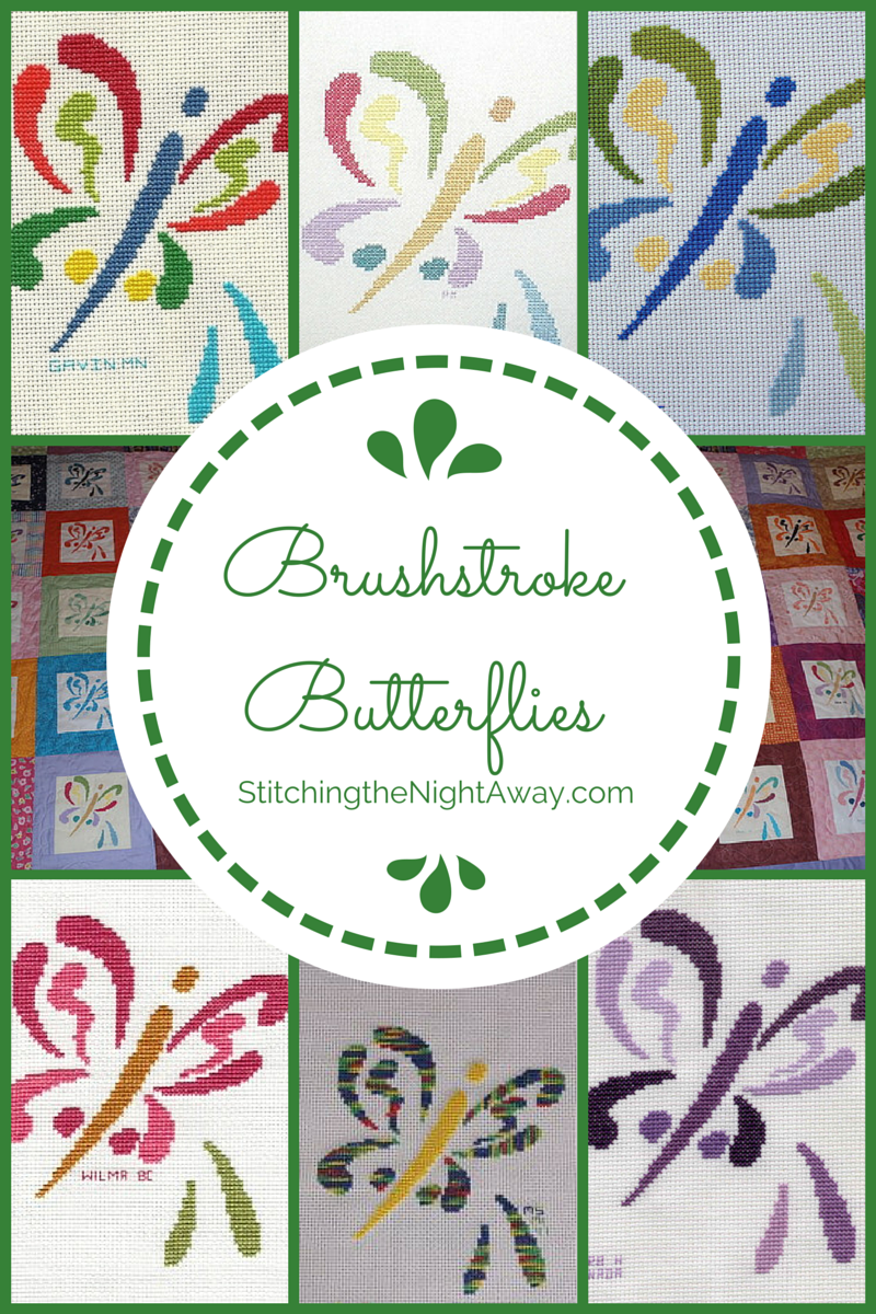 brushstroke butterfly free cross stitch pattern gallery