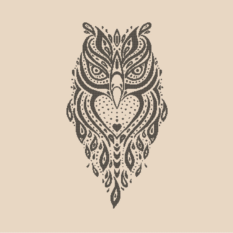 Spirit Owl Limited Release Cross Stitch Pattern